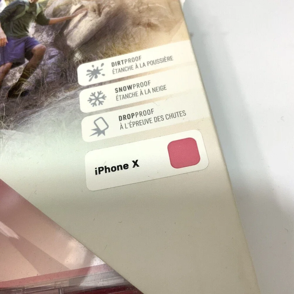 Lifeproof Next iPhone X Phone Case Pink Dirt Proof Snow Proof Drop Proof
